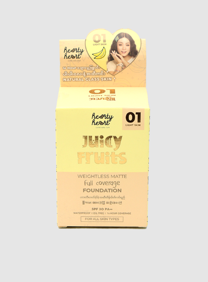 Hearty Heart Foundation Liquid Juicy Fruit #01