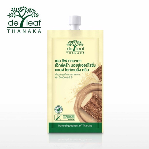 Deleaf Moisturizing Cream Thanaka Sachet 7g