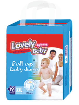 Lovely Baby Pull Up Baby Diaper - Big Pack (2XL)