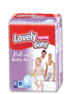 Lovely Baby Pull Up Baby Diaper - Small Pack (S)