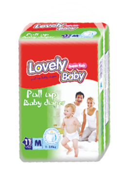 Lovely Baby Pull Up Baby Diaper - Small Pack (M)