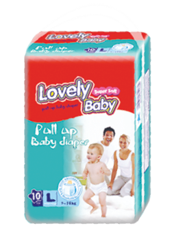 Lovely Baby Pull Up Baby Diaper - Small Pack (L)