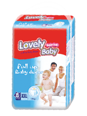 Lovely Baby Pull Up Baby Diaper - Small Pack (2XL)