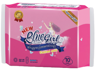 Blue Girl Cotton Day