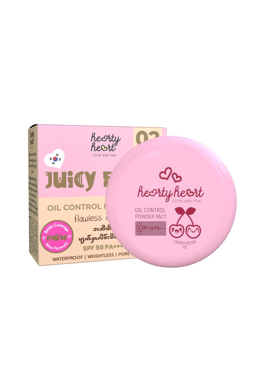 Hearty Heart Juicy Fruits Powder Pact #02 4.5 g