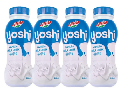 Asia Yoshi Vanilla Milk Drink 200ml 4's