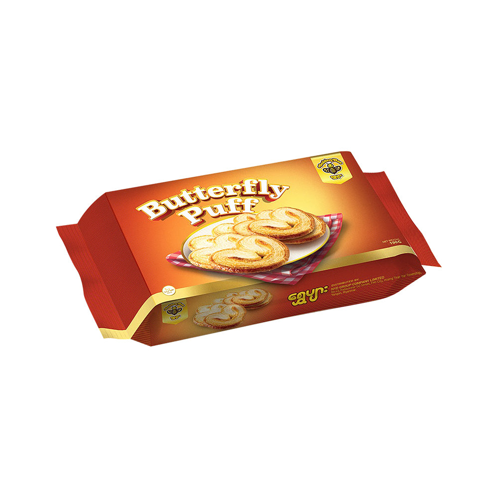 Golden Bee Butterfly Puff 190g