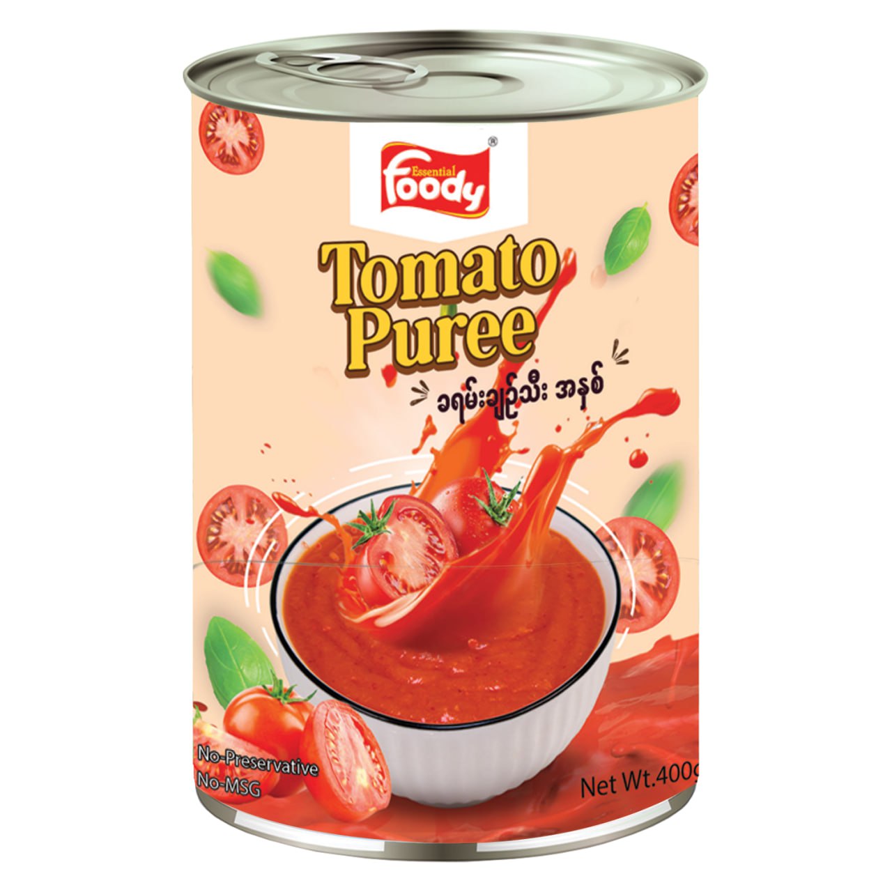 Foody Tomato Puree(ခရမ်းချဥ်သီးအနှစ်)400g