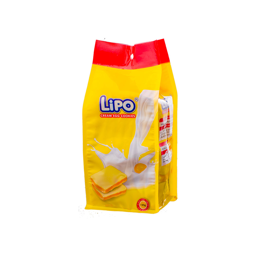 Lipo Cream Egg Cookies 135g