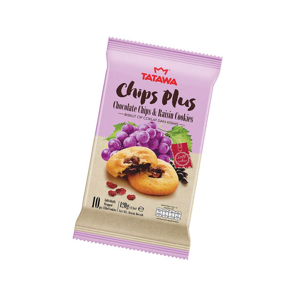 Tatawa Chips Plus Raisin & Chocolate Chips 120g