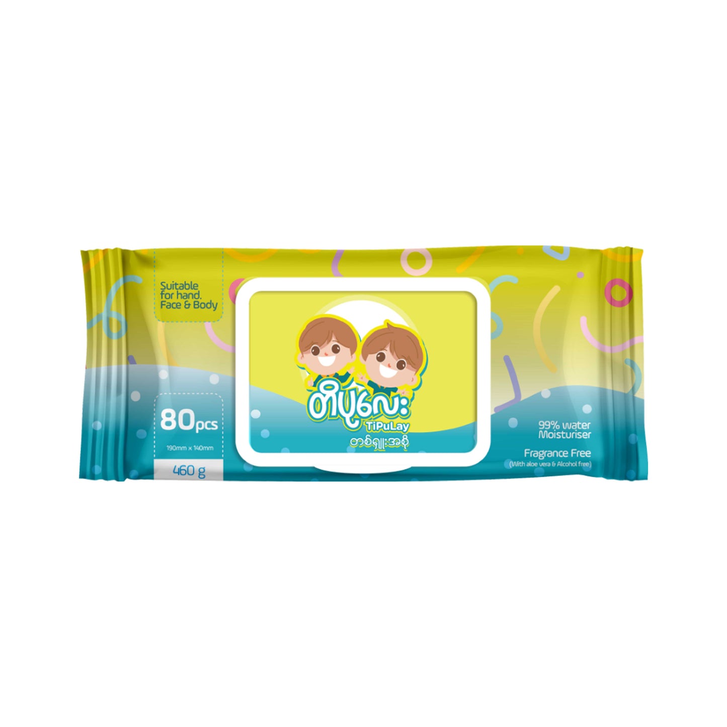 Tipulay Wet Tissue-Fragrance 80Pcs