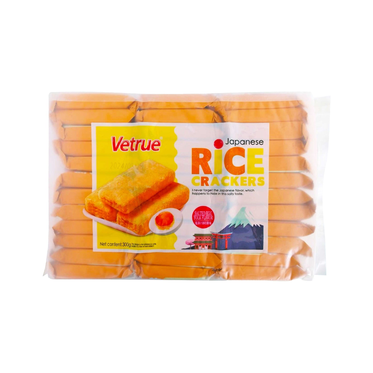 Vetrue Rice Cakes Biscuit Salted Egg Yolk 320g
