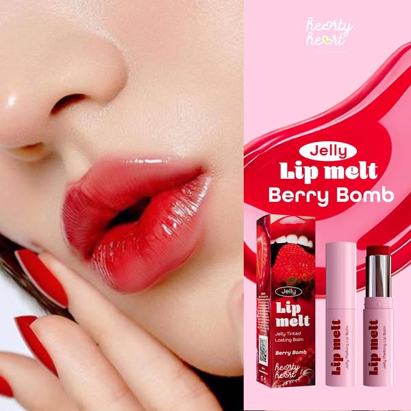 Hearty Heart Jelly Lip Melt Berry Bomb