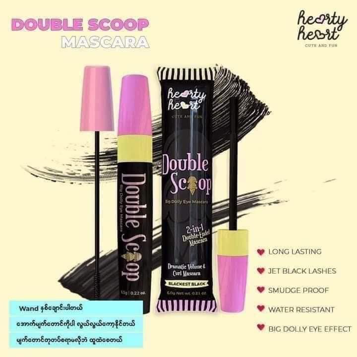 Hearty Heart Hybrid Double Scoop Mascar Black 6.5g
