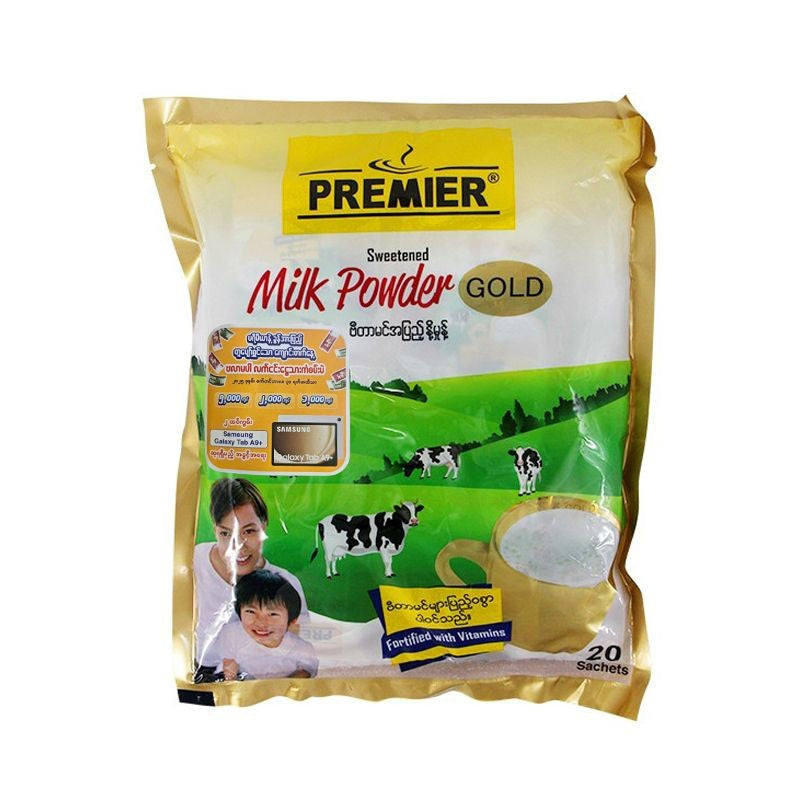 Premier Sweetened Milk Powder Gold 20g x 20's