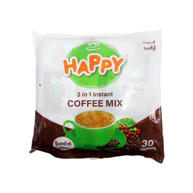 Happy 3 in 1 Instant Coffee 22g x 30's