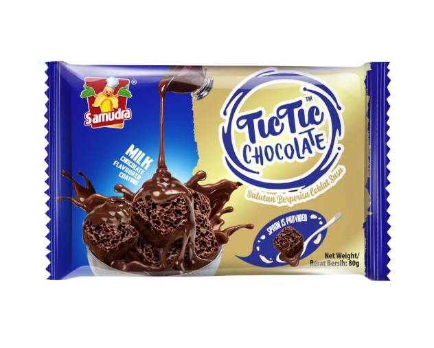 Samudra Tic Tic Chocolate Wafer 80g