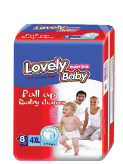 Lovely Baby Pull Up Baby Diaper - Small Pack (4XL)