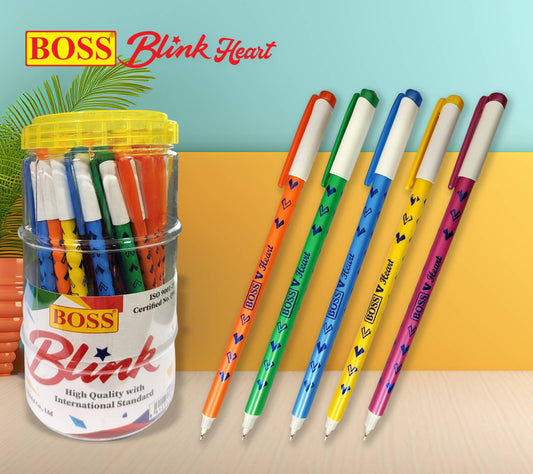 Boss  Blink (V) Ball Pen (50Pcs)