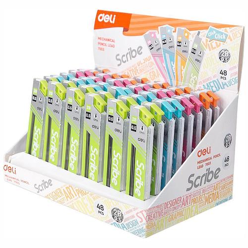 Deli 2B Mechanical Pencil Leads 0.5mm