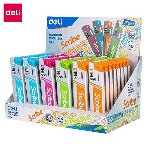 Deli 2B Mechanical Pencil Leads 0.7mm