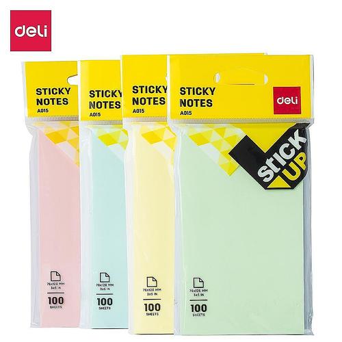 Deli Sticky Note (3x5 in) 100 Sheets (1 Color)