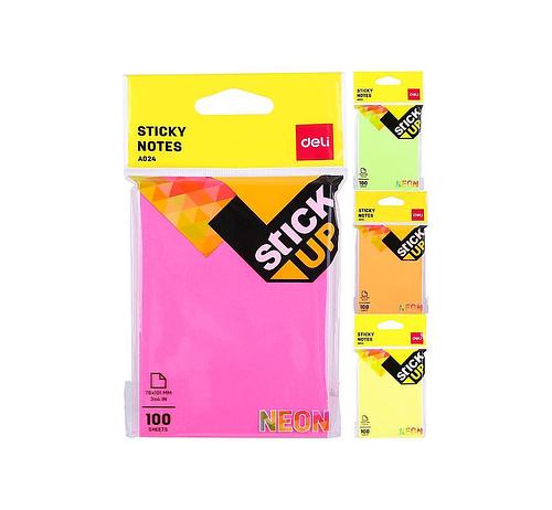 Sticky Note (3x4 in) 100 Sheets (1 Color)