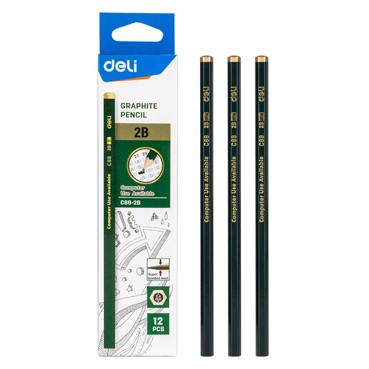 Deli HB Graphite Pencil (Hexagonal)