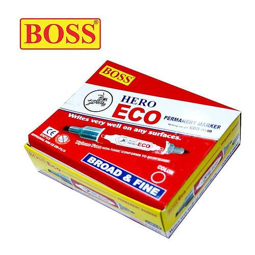 Boss ECO Permanent Marker 1C Red (12 Pcs)