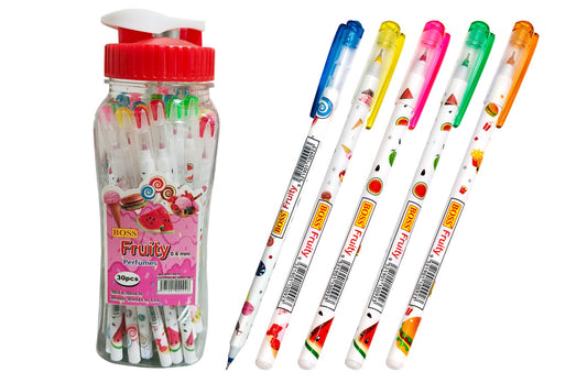 Boss Fruity Ball Pen (30 Pcs)