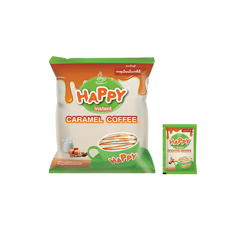 Happy Instant Caramel Coffee 22g x 30's