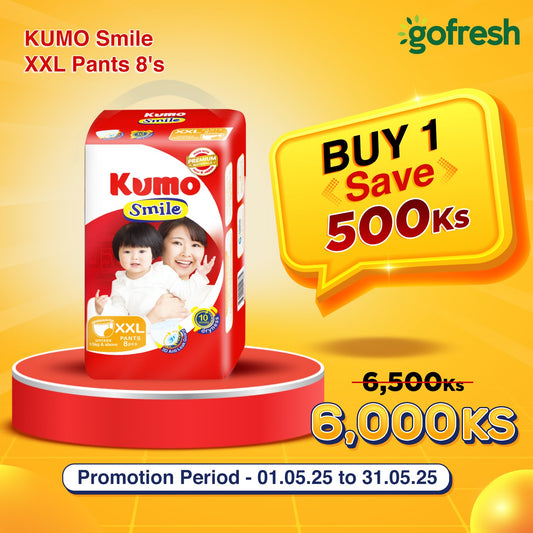 KUMO Smile XXL Pants 8's Promotion (1.5.2025) to (31.5.2025)
