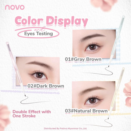 Novo Eyebrow Pencil (6246) Gray Brown 01#