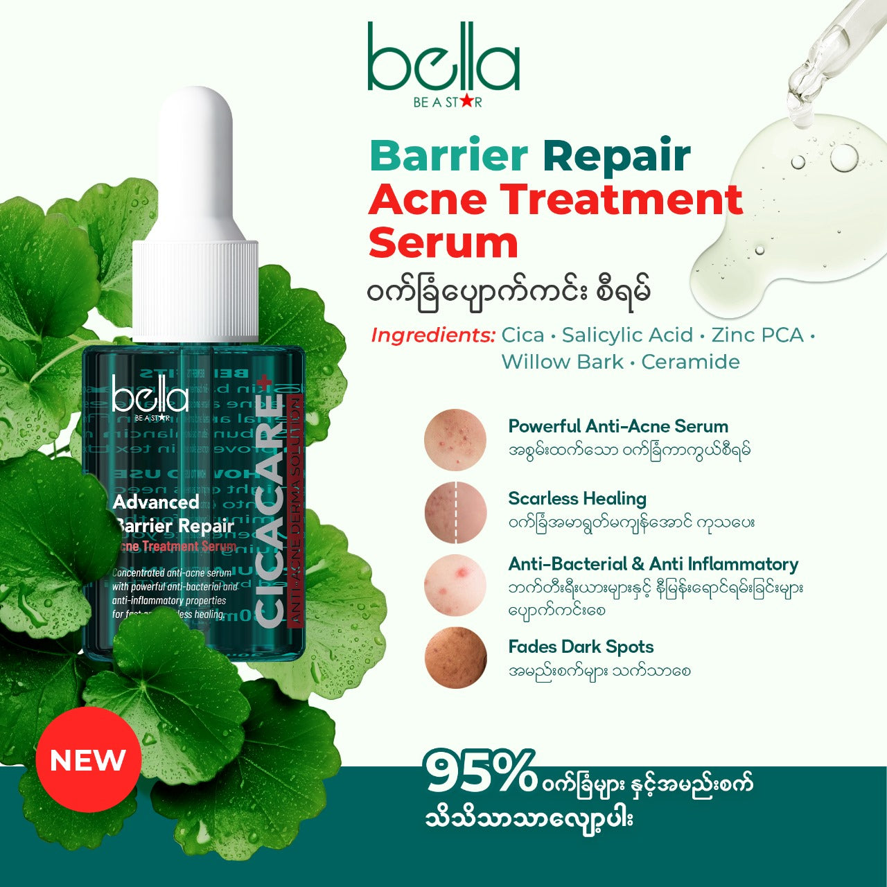 Cica Care Series Advanced Repair Serum