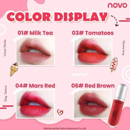 Novo Ice Cream Velvet Lip (5234)  Milk Tea 01#
