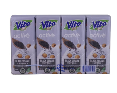 Vito Active Black Sesame 200ml 4's