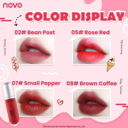 Novo Ice Cream Velvet Lip (5234) Rose Red 05#